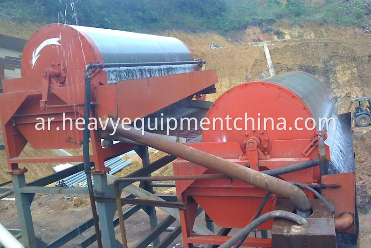 Dry Drum Type Hematite Iron Ore Magnetic Separator